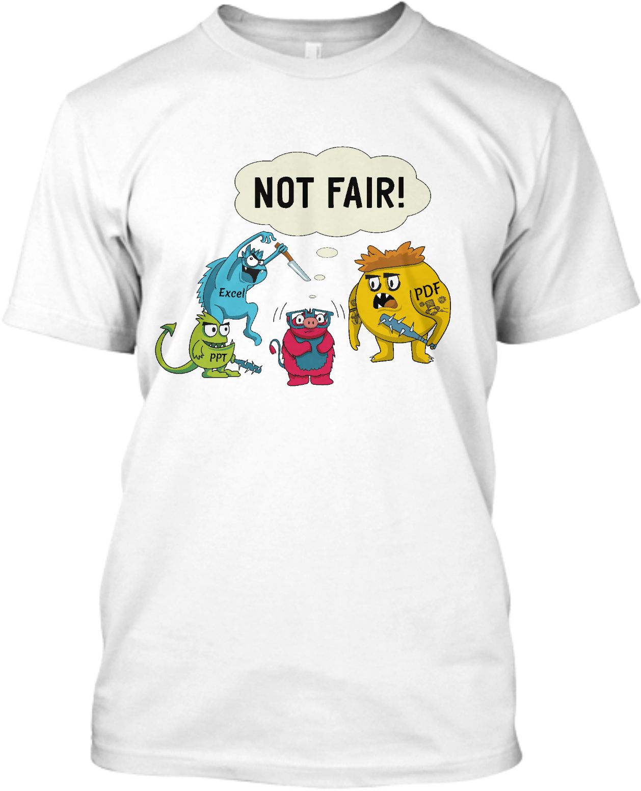 T_Shirt_Not_fear_white